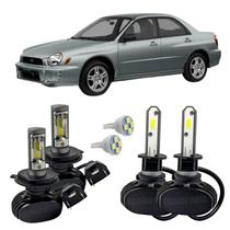 Kit Ultra Led Farol Alto Baixo H4 Milha Impreza 1993 A 2001