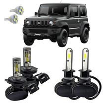 Kit Ultra Led Farol Alto Baixo H4 Milha Jimny Todos Modelos Kit Ultra Led Farol Alto Baixo H4 Milha Jimny Todos Modelos