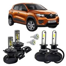 Kit Ultra Led Farol Alto Baixo H4 Milha Kwid 2017 Em Diante Kit Ultra Led Farol Alto Baixo H4 Milha Kwid 2017 Em Diante