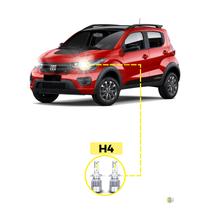 Kit Ultra LED Fiat Mobi 2017/2023 20000 Lúmens 6500K H4 Kit Ultra LED Fiat Mobi 2017/2023 20000 Lúmens 6500K H4