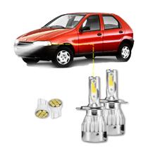 Kit Ultra Led Fiat Palio 1996/1999 20000Lm 6500K Alto e Baixo