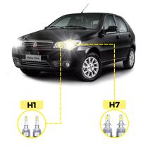 Kit Ultra LED Fiat Palio G3 Fire 2004/14 20000 Lúmens 6500K
