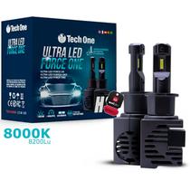 Kit Ultra led Force One H3 8000k 8200 lumens 12V~15V 50W Fácil Instalação TechOne