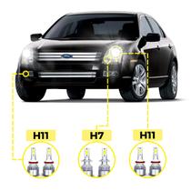 Kit Ultra LED Ford Fusion 2006/2008 20000 Lúmens 6500K