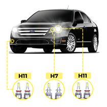 Kit Ultra LED Ford Fusion 2009/2013 20000 Lúmens 6500K