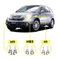 Kit Ultra LED Honda CRV 2008/2017 20000 Lúmens 6500k Kit Ultra LED Honda CRV 2008/2017 20000 Lúmens 6500k