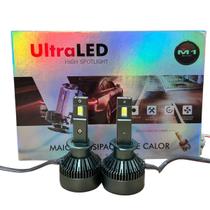 Kit Ultra LED M1 H1 60W 6000K com Cooler 5800LM e Canceler Kit Ultra LED M1 H1 60W 6000K com Cooler 5800LM e Canceler