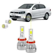 Kit Ultra Led Milha Volkswagen Voyage G6 2008 À 2016 20000lm