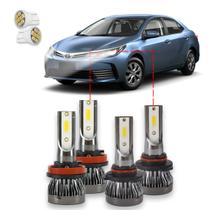 Kit Ultra Led Mini Y3 Corolla 2015/2019 Alto e Baixo 22000Lm