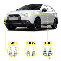 Kit Ultra Led Mitsubishi Asx 2010/2013 20000lúmens 6500k