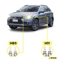 Kit Ultra LED Mitsubishi ASX 2014/2020 20000 Lúmens 6500K
