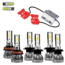 Kit ultra led nano fiat argo 2018/2023 22000 lúmens 6500k (h7h7h11) canceller