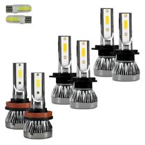 Kit ultra led nano renault fluence 2015/2018 22000 lúmens 6500k (h7h7h11) - canceller