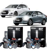 Kit Ultra Led Onix Premier Anti Erro Farol Alto E Baixo Kit Ultra Led Onix Premier Anti Erro Farol Alto E Baixo