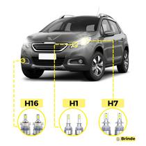 Kit Ultra LED Peugeot 2008 2015/2026 20000 Lúmens 6500K