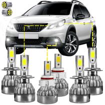 Kit Ultra LED Peugeot 2008 2017/2022 20000 Lúmens 6500K Kit Ultra LED Peugeot 2008 2017/2022 20000 Lúmens 6500K