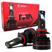 Kit Ultra Led Power Max 120W 6000K 18000Lm HIR2 9012 Cinoy Branco