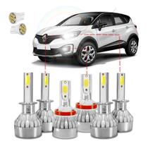 Kit Ultra Led Renault Captur 2017/2020 20000 Lúmens 6500k Kit Ultra Led Renault Captur 2017/2020 20000 Lúmens 6500k