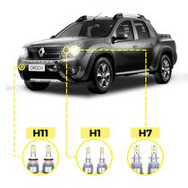 Kit Ultra Led Renault Duster Oroch 2016 20000 Lúmens 6500k Kit Ultra Led Renault Duster Oroch 2016 20000 Lúmens 6500k