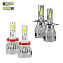 Kit ultra led renault sandero 2007/2014 20000 lúmens 6500k (h4h11) - canceller Kit ultra led renault sandero 2007/2014 20000 lúmens 6500k (h4h11) - canceller