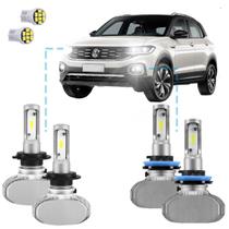 Kit Ultra Led S1 Alta/Milha T-Cross 20/23 12000 Lúmens 6500K