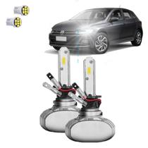 Kit Ultra Led S1 Alto VW Polo 2018/2022 12000 Lúmens 6500k