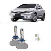 Kit Ultra Led S1 Civic 2012/2016 12000Lm 6500k Milha