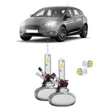 Kit Ultra Led S1 Farol Alto Ford Focus 2009/19 12000Lm 6500k