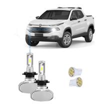 Kit Ultra Led S1 Fiat Toro 2016/2022 12000lm 6500K Baixa