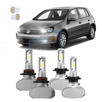 Kit Ultra Led S1 Golf 2007/2013 12000Lm 6500K Baixo E Milha