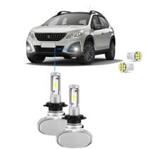 Kit Ultra Led S1 Milha Peugeot 2008 17/22 12000 Lúmens 6500k