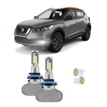 Kit Ultra Led S1 Nissan Kicks 2016/2020 12000Lm 6500K Milha