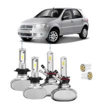 Kit Ultra Led S1 Palio G3 Fire 2004/2014 12000Lm Baixo Milha