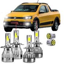 Kit Ultra Led SAVEIRO CROSS 13/23 22000lm 6500k Baixo/Milha Kit Ultra Led SAVEIRO CROSS 13/23 22000lm 6500k Baixo/Milha