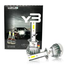 Kit Ultra Led Super Branca 6500k 22000 Lumens H1 NANO Y3 C/ COOLER 12V 36W