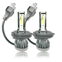 Kit Ultra Led Super Branca 6500k 22000 Lumens H4 PAR LÂMPADA FAROLTO BAIXO NANO Y3 C/ COOLER 12V 36W