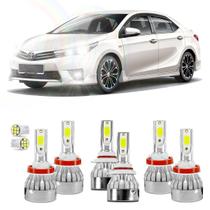 Kit Ultra LED Toyota Corolla 2015/2019 20000 Lúmens 6500k