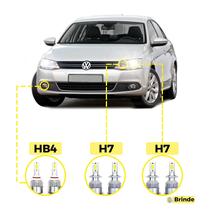 Kit Ultra Led Volkswagen Jetta 2011/2013 20000 Lúmens 6500K