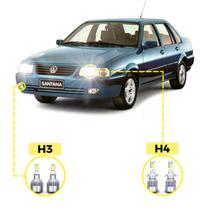 Kit Ultra LED Volkswagen Santana 1996/06 20000 Lúmens 6500K