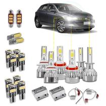 Kit Ultra Led Vw Polo 2018/2020 20000lm + Leds Internos