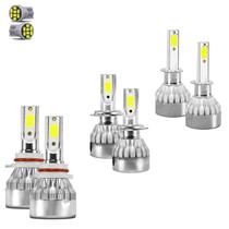 Kit Ultra Led Vw Spacefox 2010/2016 20000Lm Alto Baixo Milha