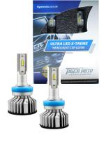 Kit ultra led x-treme h1 6200k 9800 lumens dobro de luz