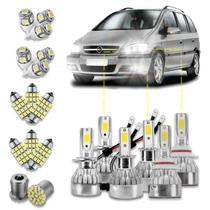 Kit Ultra Led Zafira 2001/2008 20000Lm + Leds Internos