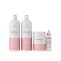 Kit Ultra Liso 3D - Organic 3D + Shampoo Premium 3D + Máscara Premium 3D + Hydraglow Kit Ultra Liso 3D - Organic 3D + Shampoo Premium 3D + Máscara Premium 3D + Hydraglow