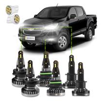 Kit Ultra Nano Led R8 Chevrolet S10 2012/2015 30000Lm