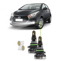 Kit Ultra Nano Led R8 Hyundai Hb20 2016/2019 Milha 30000Lm