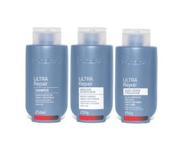 Kit Ultra Repair Shampoo + Máscara + Gloss Serum Protetor Nutre Hidrata Força Resistência e Proteção DIColore Kit Ultra Repair Shampoo + Máscara + Gloss Serum Protetor Nutre Hidrata Força Resistência e Proteção DIColore