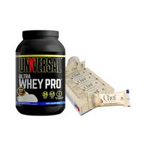 Kit Ultra Whey Pro 900g Universal + Barra de Proteína Premium Display 12un Chef Whey