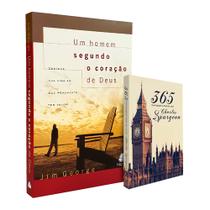 Kit Um Homem Segundo o Coração de Deus + Devocional 365 Mensagens Diárias Charles Spurgeon Clássica