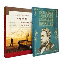 Kit Um Homem Segundo o Coração de Deus + Sermões sobre Fé de Charles Spurgeon
